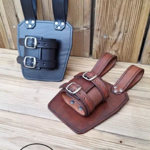 Fourreau droit cuir