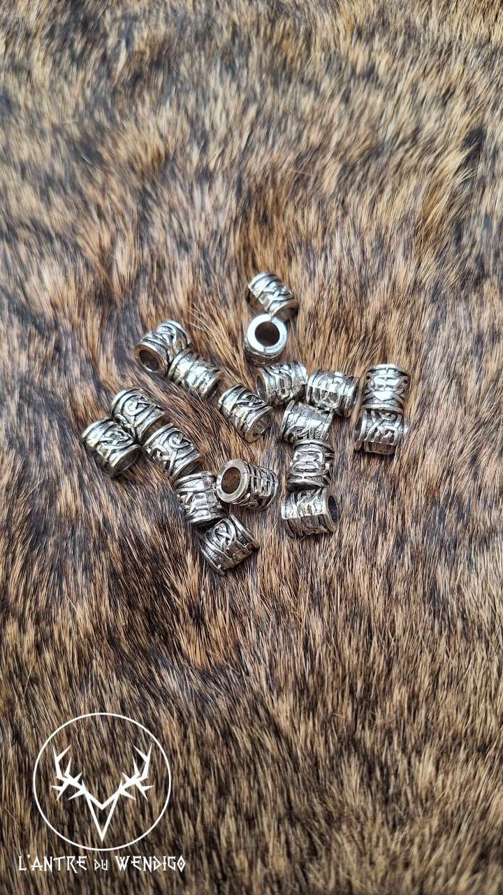 Perles entrelacs argent