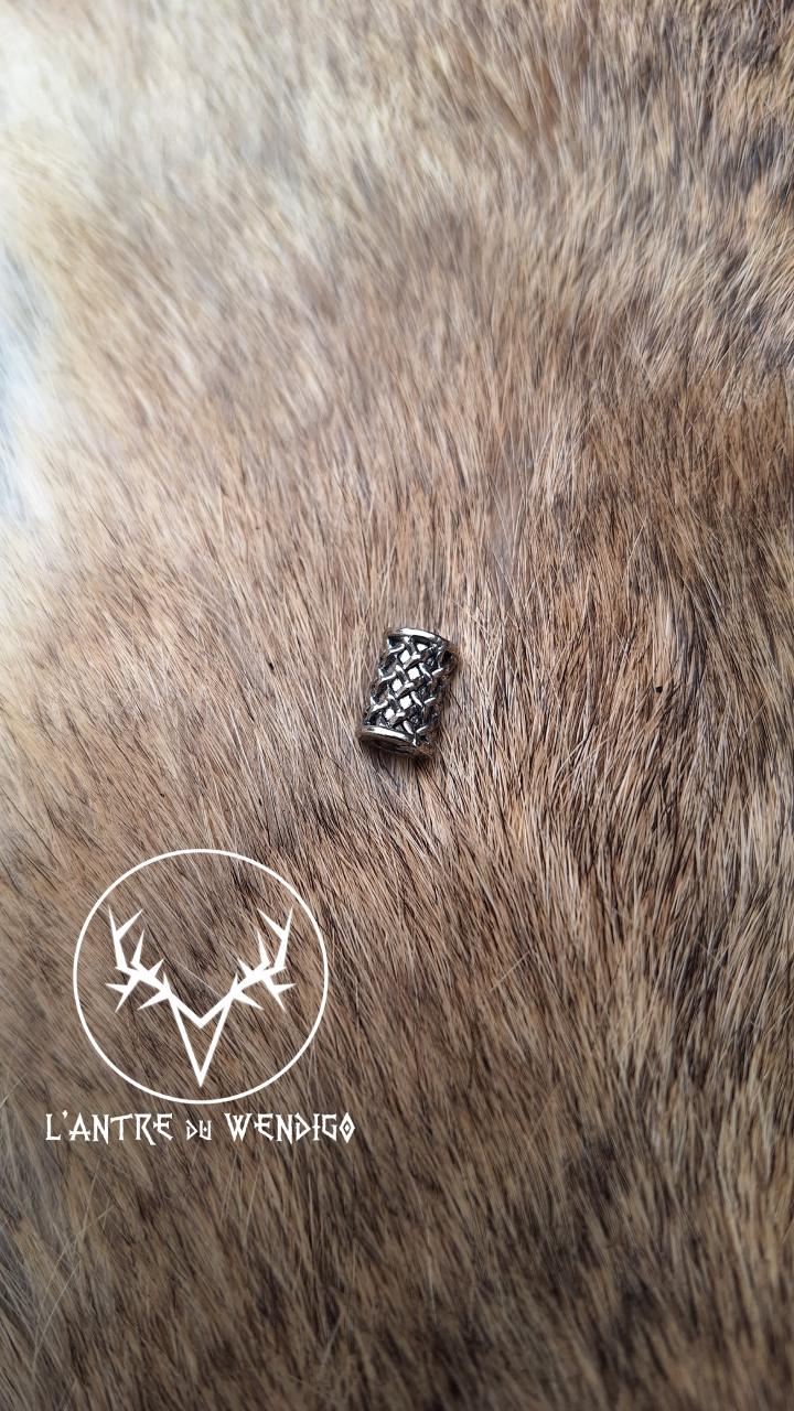 Perles maille celtique argent